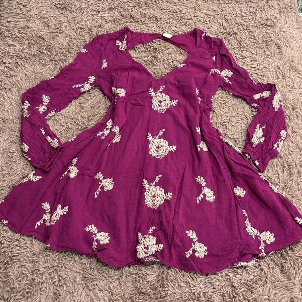 Free People Women Austin Emma Embroidered Dress